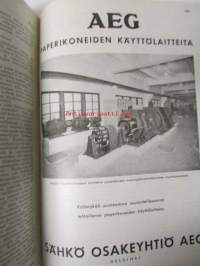 Suomen Paperi- ja Puutavaralehti / Pappers- och trävarutidskrift för Finland / The finnish paper and timber journal 1941, paperiteollisuuden ja puutavara-alan