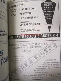 Suomen Paperi- ja Puutavaralehti / Pappers- och trävarutidskrift för Finland / The finnish paper and timber journal 1940, paperiteollisuuden ja puutavara-alan