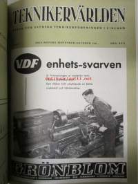 Teknikervärlden 1942-43 -sidottu vuosikerta