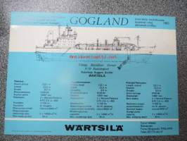 Gogland - Built by Wärtsilä -telakkakortti