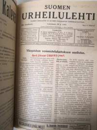 Suomen Urheilulehti 1916-17 (1.10.1916-1.10.1917) -20. sidottu vuosikerta