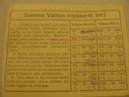 Suomen Valtion jauhokortti 1917