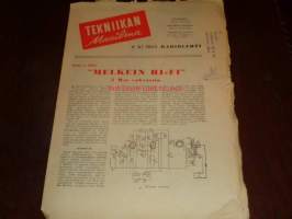 Tekniikan Maailma 1957 / 9 b ylimääräinen radiolehti