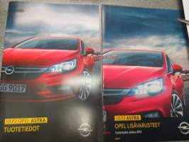 Opel Astra 2016 -myyntiesite 2 kpl
