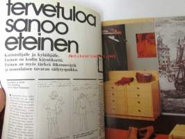 Avotakka 1973 nr 4 sis. Anu Pentik, Muotitaiteilija Tua Rahikainen kaksio Helsingin Lauttasaaressa, Haimi mainos