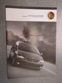 Chrysler Voyager vakio- ja lisävarusteet -myyntiesite