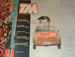 Tekniikan maailma 9/1962 ELOKUU Tehi saapui Päijänteelle, Telstar-arvokas koe, BMW 1500, kaksi perämoottoritestiä, näin tehdään siirtokuvat