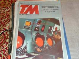 Tekniikan maailma 10/1966 kesäkuu I TIETOKONE LENTOLIIKENNEPOLIISINA, Fiat 124, mitä vaaditte optiikalta
