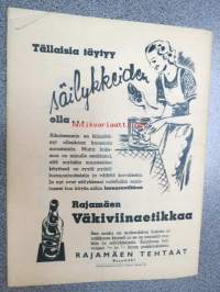 Hakkapeliitta 1941 nr 46, sis. mm. seur. artikkelit / kuvat / mainokset; Työn ja taistelun obligaatioita, Åminnen kartanot, Väestökysymyksestä maanpuolustuksen