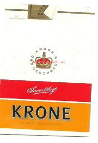 Krone -  tupakkaetiketti,