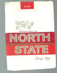 North State  -  tupakkaetiketti,