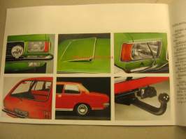 Opel Rekord -myyntiesite, ruotsinkielinen / broschyr / brochure in swedish