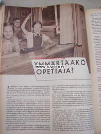 Kotiliesi 1960 nr 9, vilkasta Rovaniemeä, ihanneasunto yhdessä kerroksessa, Eevan äitienpäiväkakku