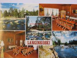 Langinkoski- Keisari Aleksanteri III kalastusmaja-postikortti