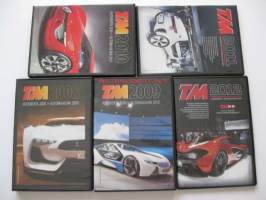 Tekniikan maailma - 2008,2009,2010,2011,2012 + automaailmat, DVD.täydelliset vuosikerrat ja autokuvastot.
