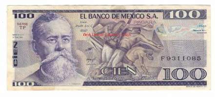 Mexiko  100 Pesos 1981  seteli