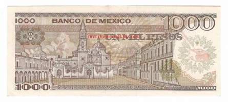 Mexiko  1000 Pesos 1984  seteli