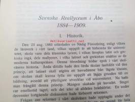 Svenska Reallyceum i Åbo 1884-1909, förteckning över elever