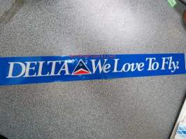 Delta - We love to fly -tarra