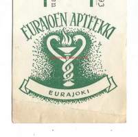 Eurajoen Apteekki  Eurajoki - resepti signatuuri   1970