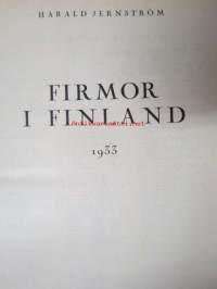 Firmor i Finland 1933 - Balanser och kritiker