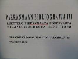Pirkanmaan Bibliografia III 1976-1982