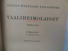 Goethen teoksia IV -Vaaliheimolaiset
