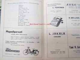 Norja - Suomi pyöräilymaaottelu Turussa heinäkuun 15-16 päivinä 1959 -käsiohjelma