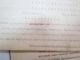 Kakskerta Möllby / Myllykylä Paperitehdas / Mylly - asiakirjoja ja kauppakirjoja paperitehtaan sekä myllytoiminnan ajoilta alkaen 1819 aina 1970-luvulle asti -