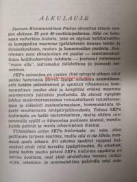 Kipinästä tuli syttyi - Muistiinpanoja Suomen kommunistisen puolueen 40-vuotistaipaleelta