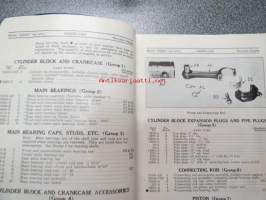 Ford - Hercules Motor Corporation (Canton, Ohio) Diesel Engine Model DOOD 4 1/2&quot; x 4 1/2&quot; Parts List For Ford 1 1/2 Ton Chassis (Section I - English, Section II
