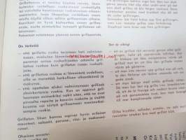 Strömberg - Sähköliesien käyttö ja Lieden hoito 1979 -käyttöohjekirjat