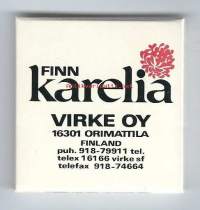 FinnKarelia Virke Oy, Orimattila hammastikkurasia 5,5x5x0,5 cm -  mainoslahja