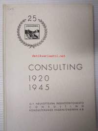 Consulting 1920-1945  A.B. Konsulterande ingeniörbyrån - Neuvotteleva insinööritoimisto