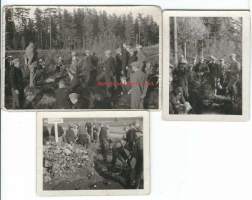Metsänhoitokurssit   1937 -   valokuva  3 kpl