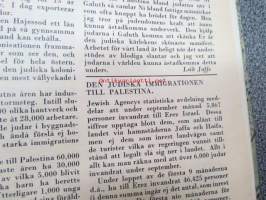 Hatikwah 1935-36 -yhteensidotut vuosikerrat, suomalainen juutalaisyhteisön lehti, ruotsin- ja suomenkielinen