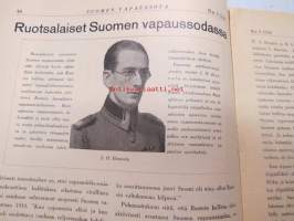 Suomen vapaussota 1934 nr 3, sis. mm. artikkelit; Rutosalaiset Suomen vapaussodassa, Ruotsalaiset vapaaehtoiset, U.C. 57 patsas, Ruotsalaiset vapaussotamme