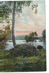 Eno Herajärvi  - paikkakuntapostikortti kulkenut 1907