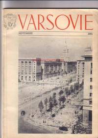 Varsovie septembre 1954 - Kuvalehti Varsovasta