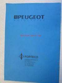 Peugeot Zenith-Buxy-Speedake -käyttöohjekirja