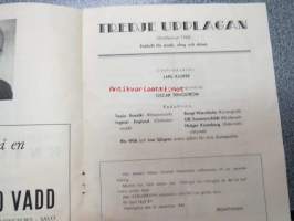 Lilla Teatern program spelåret 1945 &quot;Tredje upplagan&quot; av Lars Kasper (chefredaktör) - Kvällsrevyn 1945 -käsiohjelma