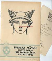 Svenska Mässan Göteborg 1922