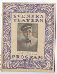 Svenska Teatern Program 1921-1922
