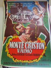 Monte Criston vaimo - Grevinnan av Monte Cristo, pääosissa John Loder, Lenore Aubert - elokuvajuliste