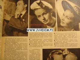 Elokuva-Aitta 1952 nr 3 (kannessa Ritva Arvelo ja Hannes Häyrinen), Helena Kara ja Hannu Leminen, Bette Davis, Gerard Philipe