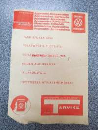 VW-Auto Oy, Huoltoasema, Vihdintie, kuitti, 7.11.1967