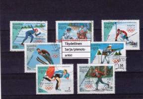Postimerkit Kampuchea: Calgaryn talviolympialaiset 1988. Täysi sarja tai pienoisarkki/blokki. 86/170