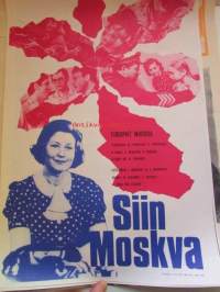 Siin Moskva -neuvosto-eestiläinen elokuvajuliste -movie poster