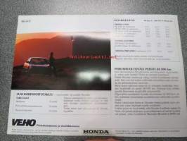 Honda mallisto -myyntiesite