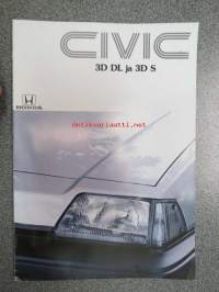 Honda Civic 3D DL ja 3D S -myyntiesite
